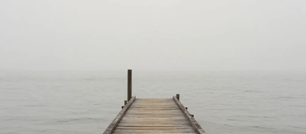 The Quiet Geometry of Coastal Fog